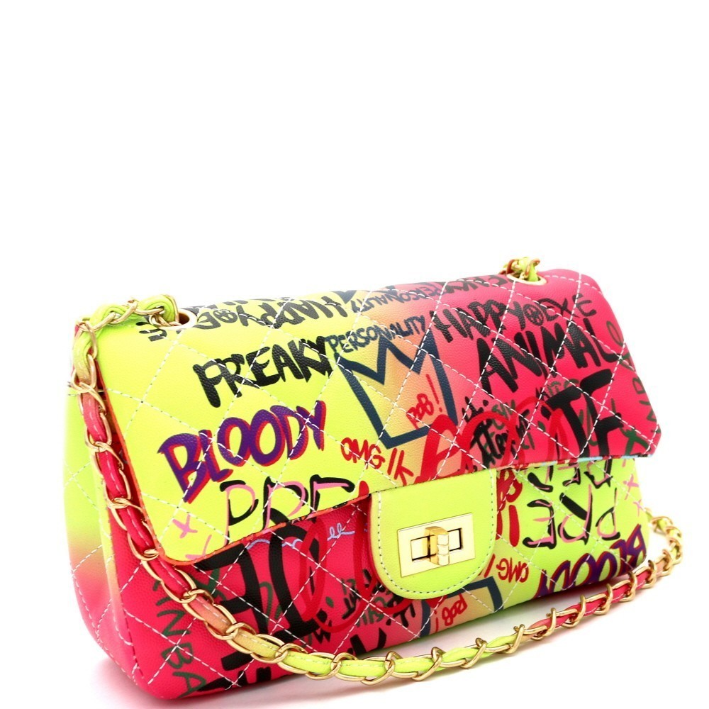 Graffiti handbag wholesale clearance